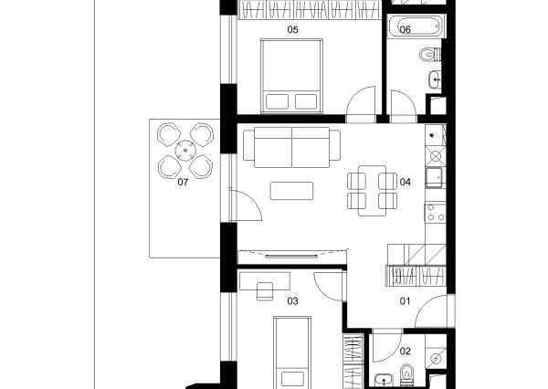 AE1G - 3 izbový byt - Nové Mlynarce