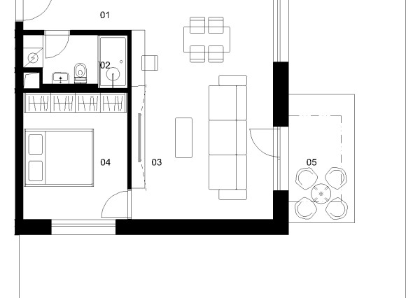 A1D- 2 izbový byt - Nové Mlynarce
