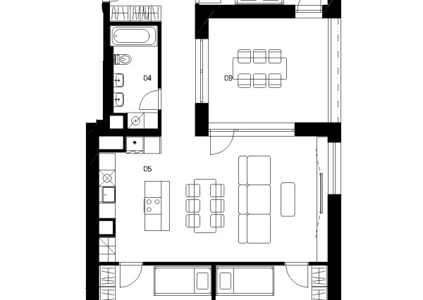 E5C - 4 izbový byt - Nové Mlynarce