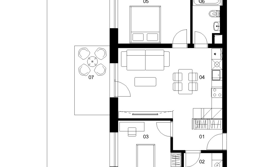 AE1G - 3 izbový byt - Nové Mlynarce