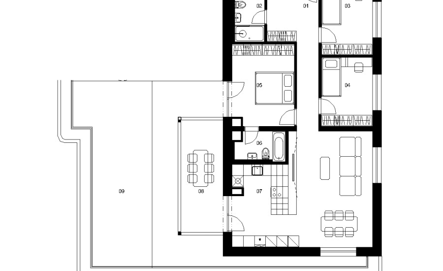 A5B - 4 izbový byt - Nové Mlynarce