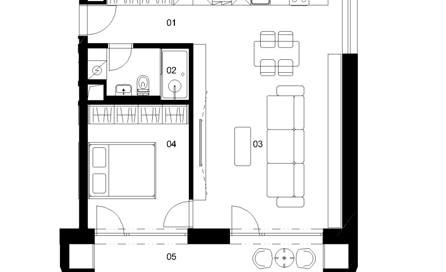 E4G - 2 izbový byt - Nové Mlynarce
