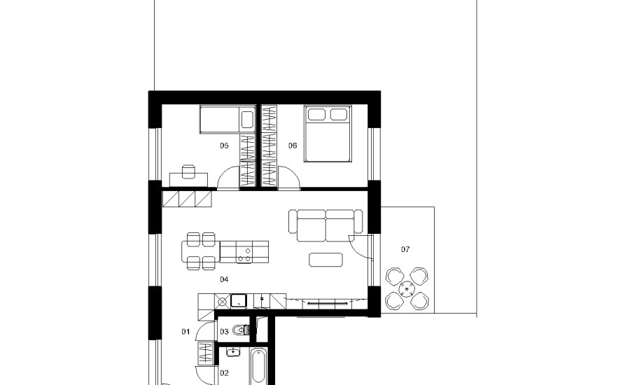 D1A - 3 izbový byt - Nové Mlynarce