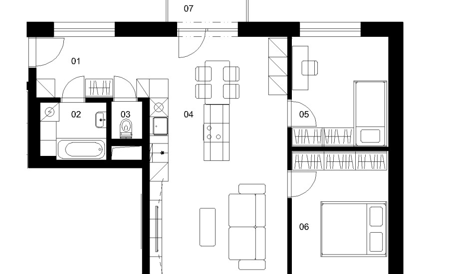 D2D - 3 izbový byt - Nové Mlynarce