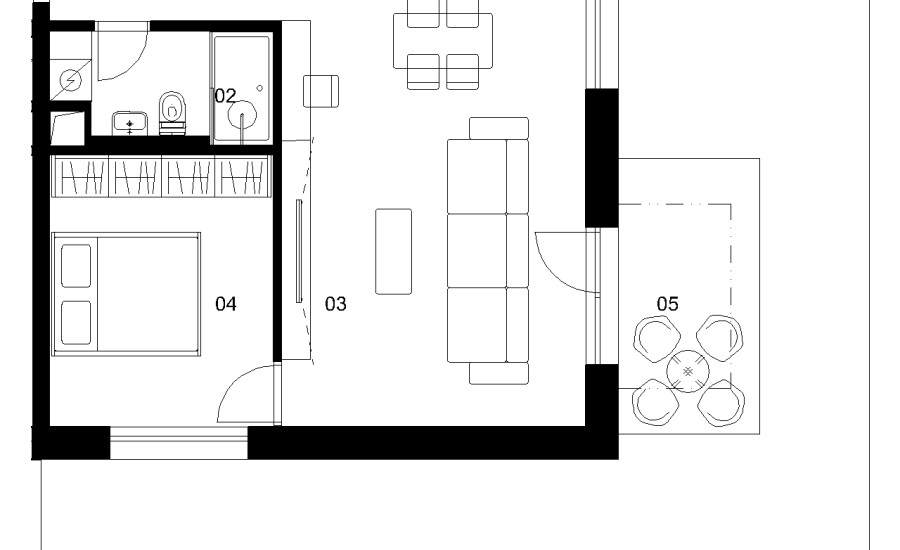 A1D- 2 izbový byt - Nové Mlynarce